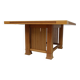 Husser 615 dining table by Frank Lloyd Wright produced by Cassina