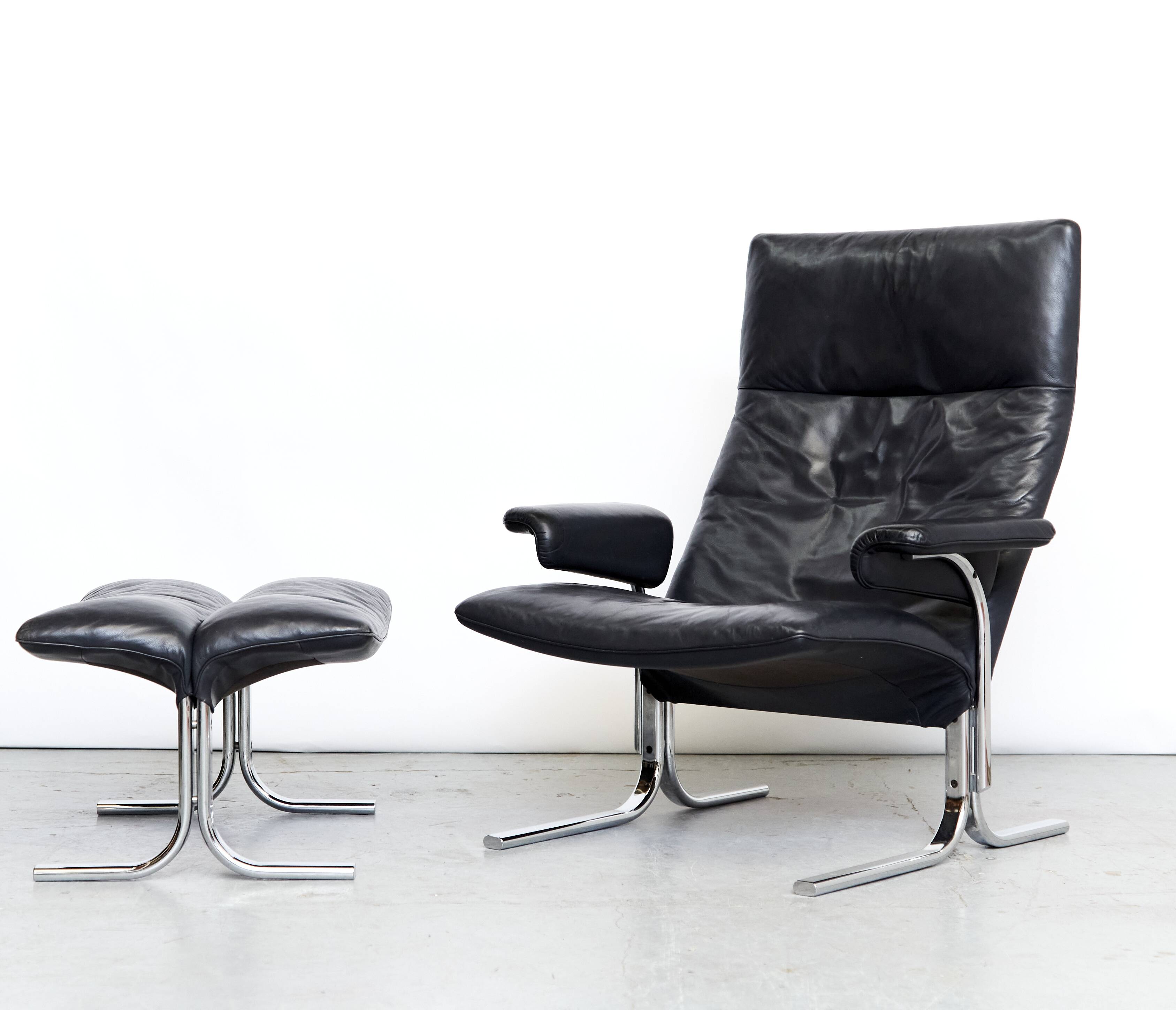 De Sede Lounge Chair & Ottoman DS-2030 de Hans Eichenberger