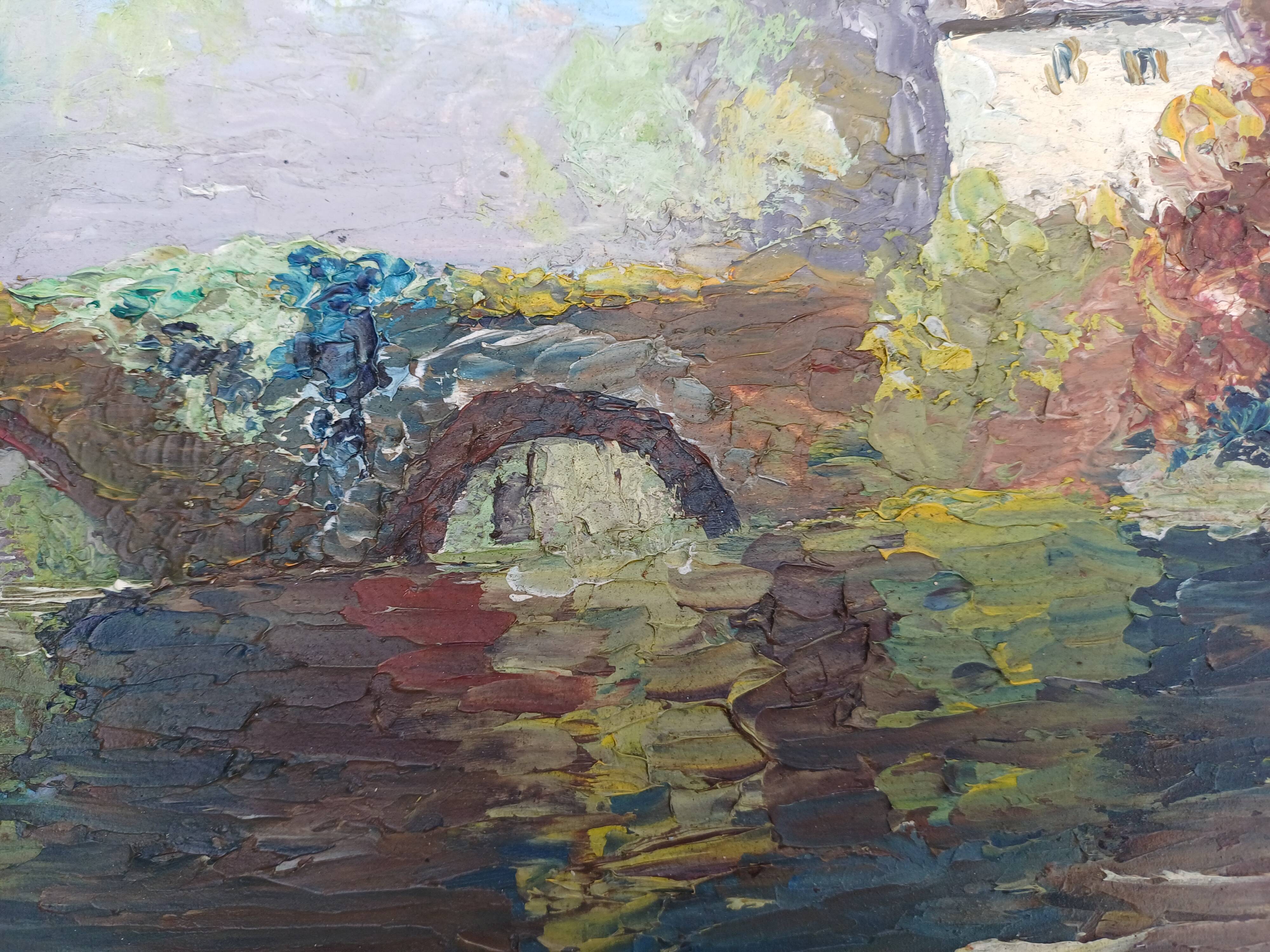 Oil on Panels 19th by F.Castet