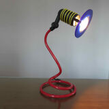 Lamp " spiral " primary colors 80s era Memphis