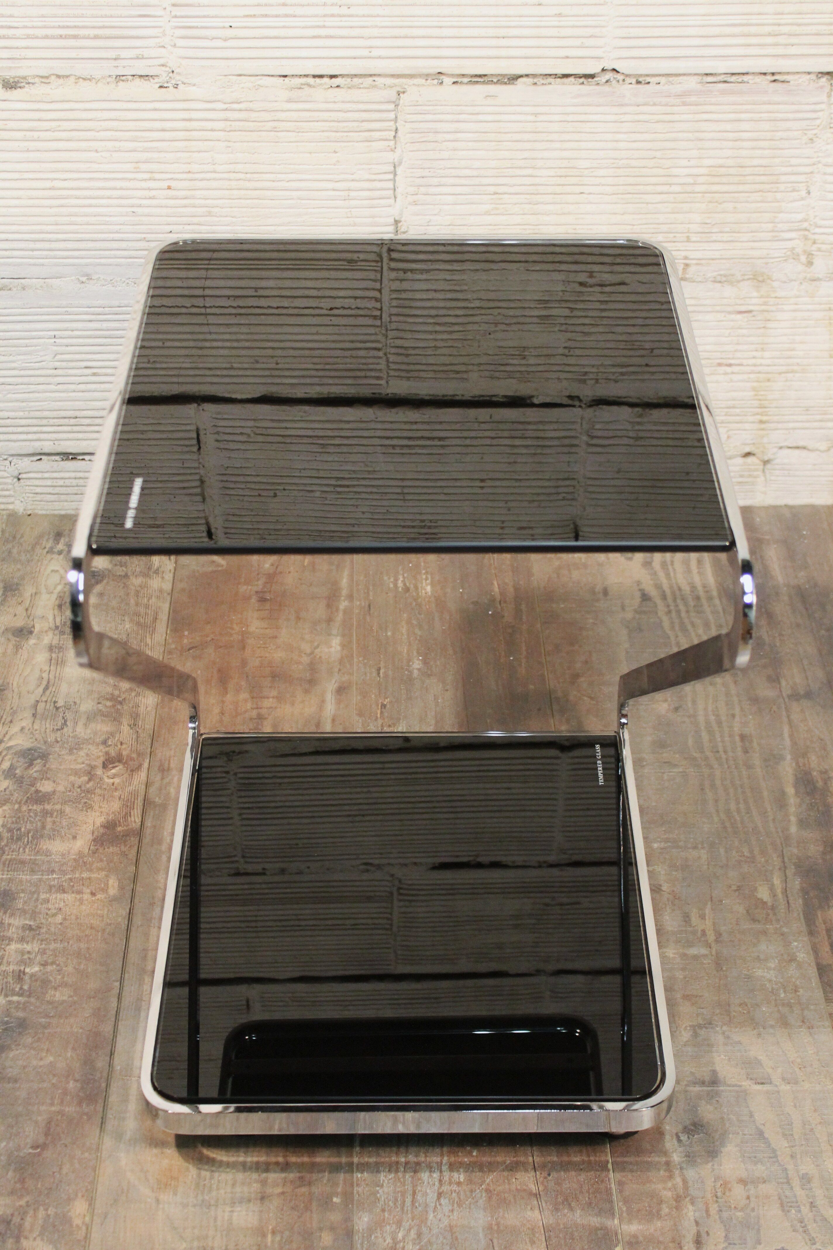 Design harness metal & glass 70s