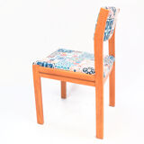 1980s modern, ethnic Upholstered chair, WK Möbel Germany
