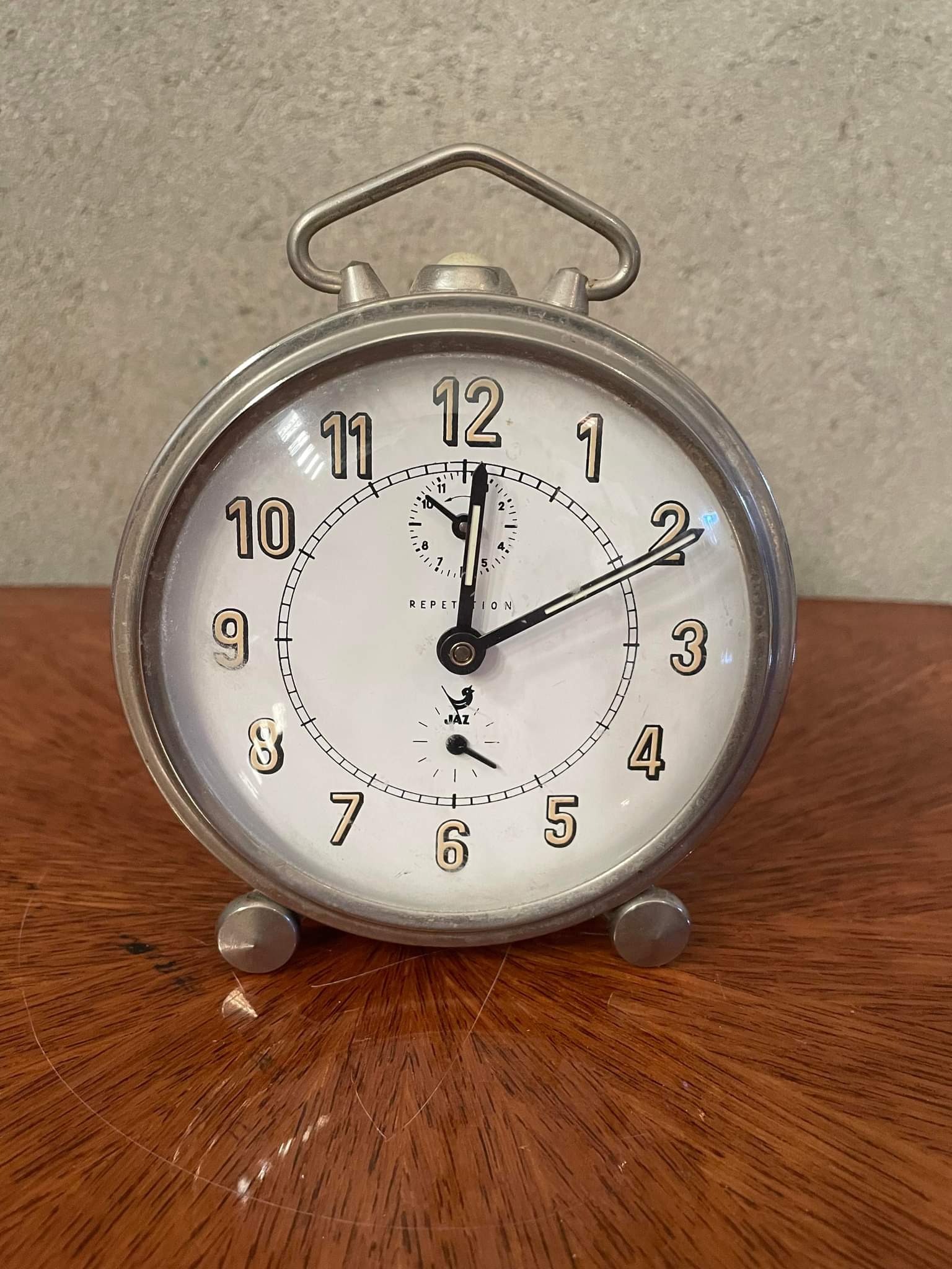 Vintage mechanical alarm clock JAZ