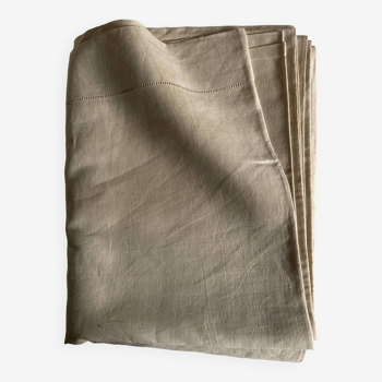 Reserve sheet for trousseau in linen canvas 1950 Le Bon Marché