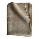 Drap réserve de trousseau en toile de lin 1950 Le Bon Marché