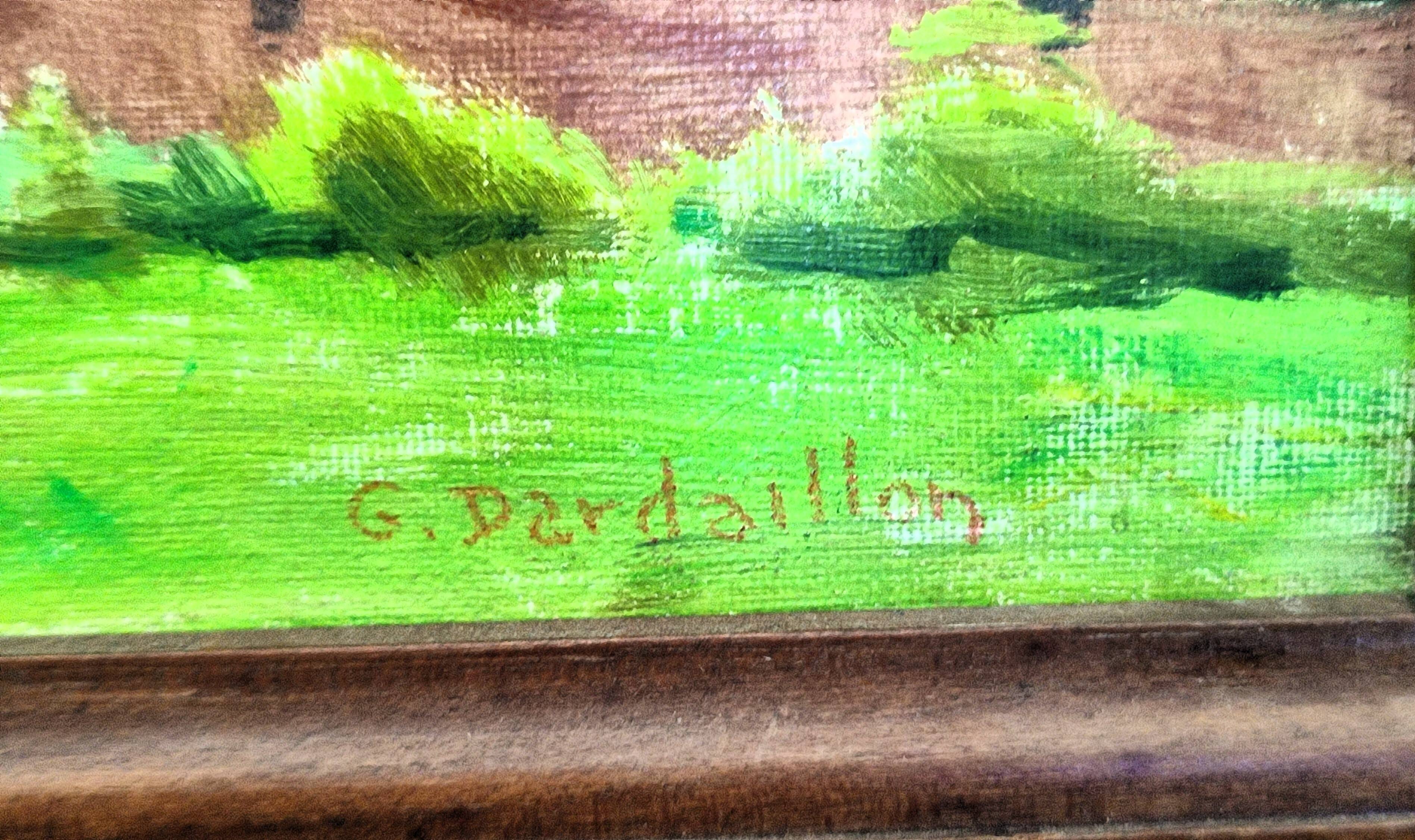 Landscape of limousin by gaston dardaillon (19th-20th century)