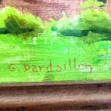 Landscape of limousin by gaston dardaillon (19th-20th century)