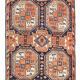 Tapis de couloir vintage large 4 x 10, 110 x 323 cm.