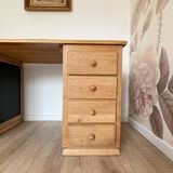 Large solid oak desk