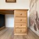 Large solid oak desk