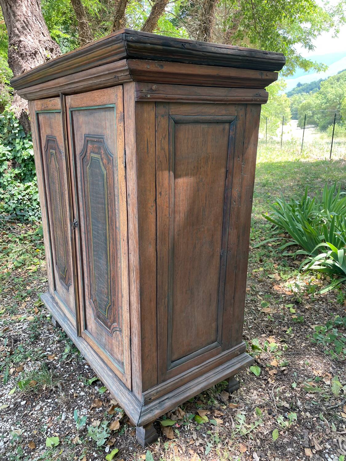 Polychrome cabinet from the 19th century
