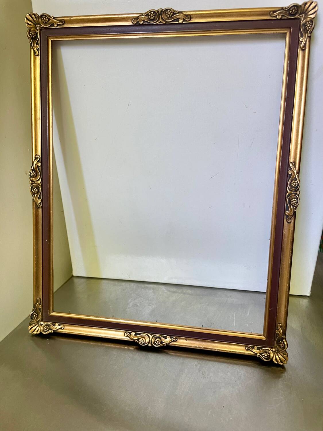 Antique Frame gilded wood 34 cm x 28 cm