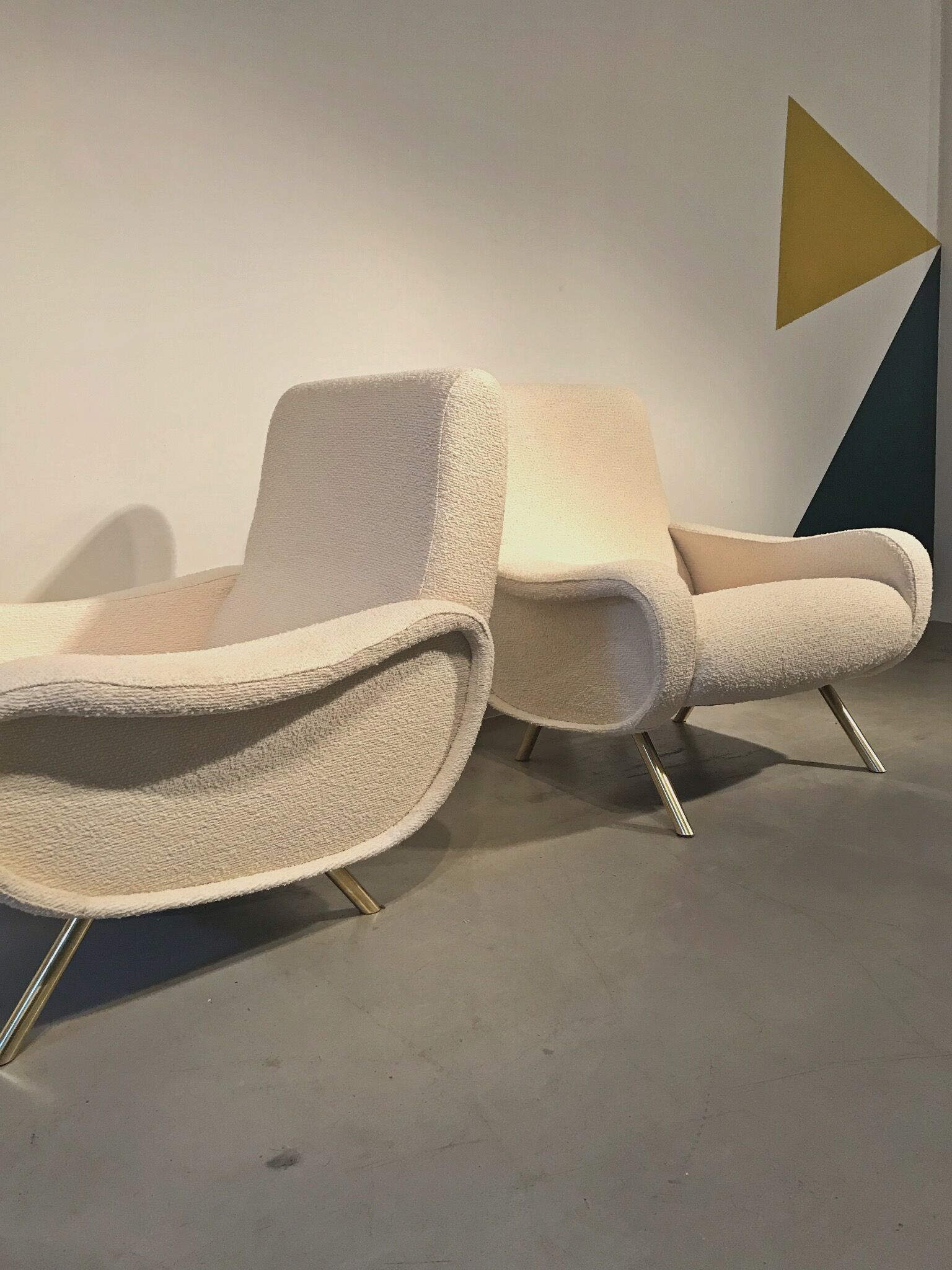 Pair of armchairs model Lady Zanuso