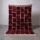 Traditional handmade pure wool Berber rug size 150/250 cm