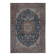 Traditional Vintage Handmade Turkish Area Rug. Hand-knotted Wool Carpet with Medallion Design