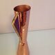 Diabolo vase in hammered red copper 60/70