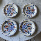 Series of 4 Gien plates