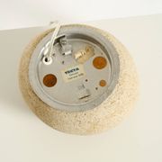 Original 1970s moon rock table lamp by André Cazenave for Tecta