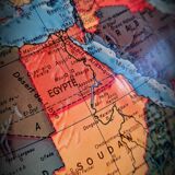 World map terrestrial 1983