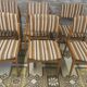 Lot de 6 chaises scandinaves vintage année 1970