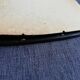 Asymmetrical modernist free form wooden mirror 50/60 - 59x39 to 32cm