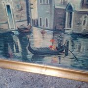 Huile sut toile "Vue de Venise", école vénitienne