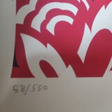 Obey screen printing