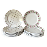 Luneville Yveline and Mery plates x16