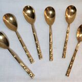 Domestic service covered brass faux bamboo