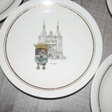 Assiettes représentant  Armoirie de Lorraine