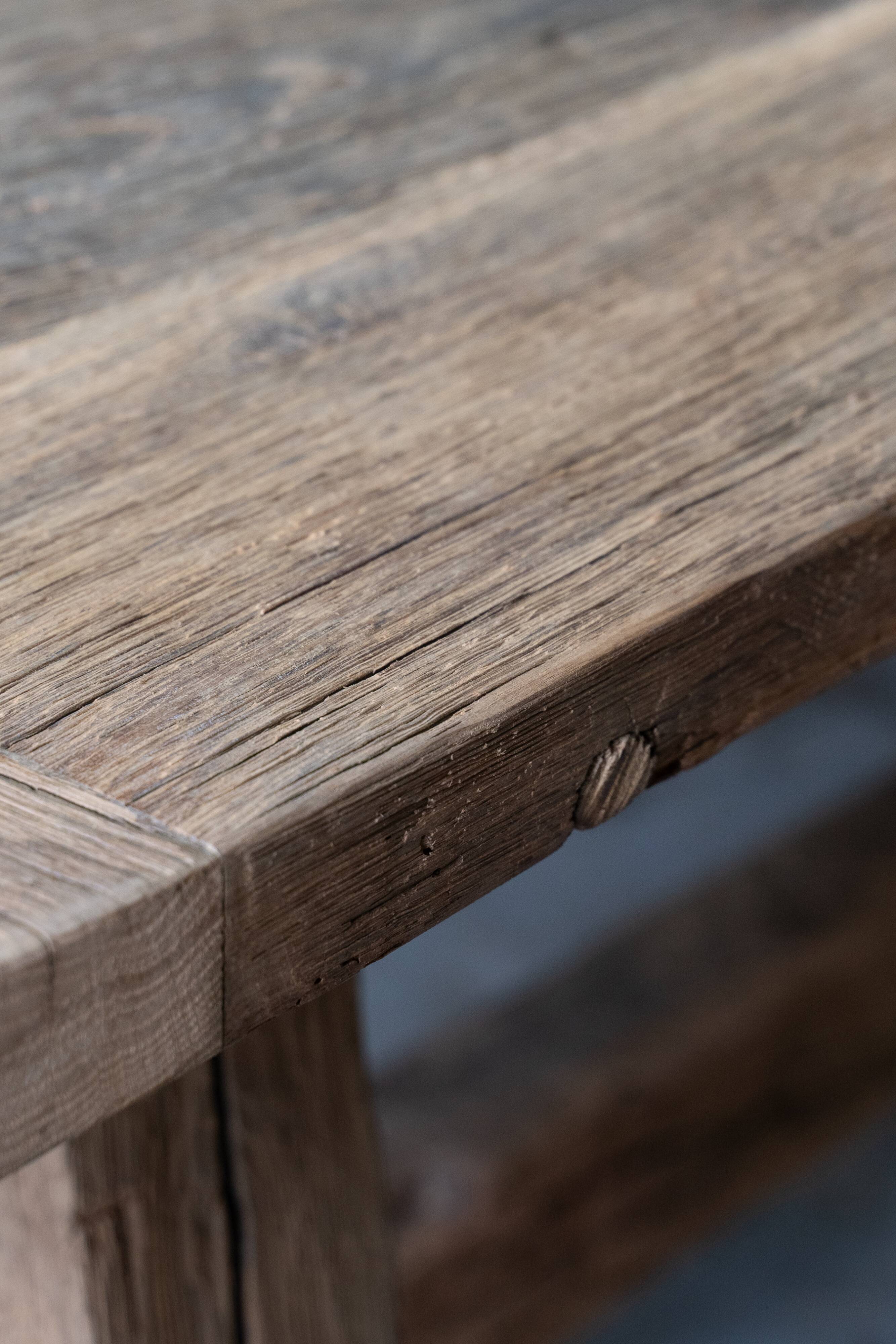 Slavonian oak dining table