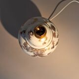 Fine porcelain lamp gilded with gold by Laure Selignac, Paris.