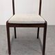Set of 6 Scandinavian rosewood chairs circa 1970