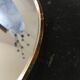Round brass mirror