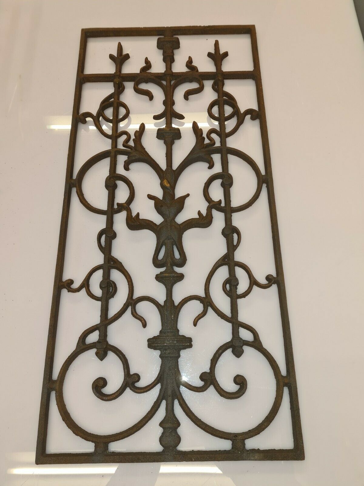 Cast iron door grille