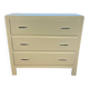 Vintage chest of drawers restored in white painted wood