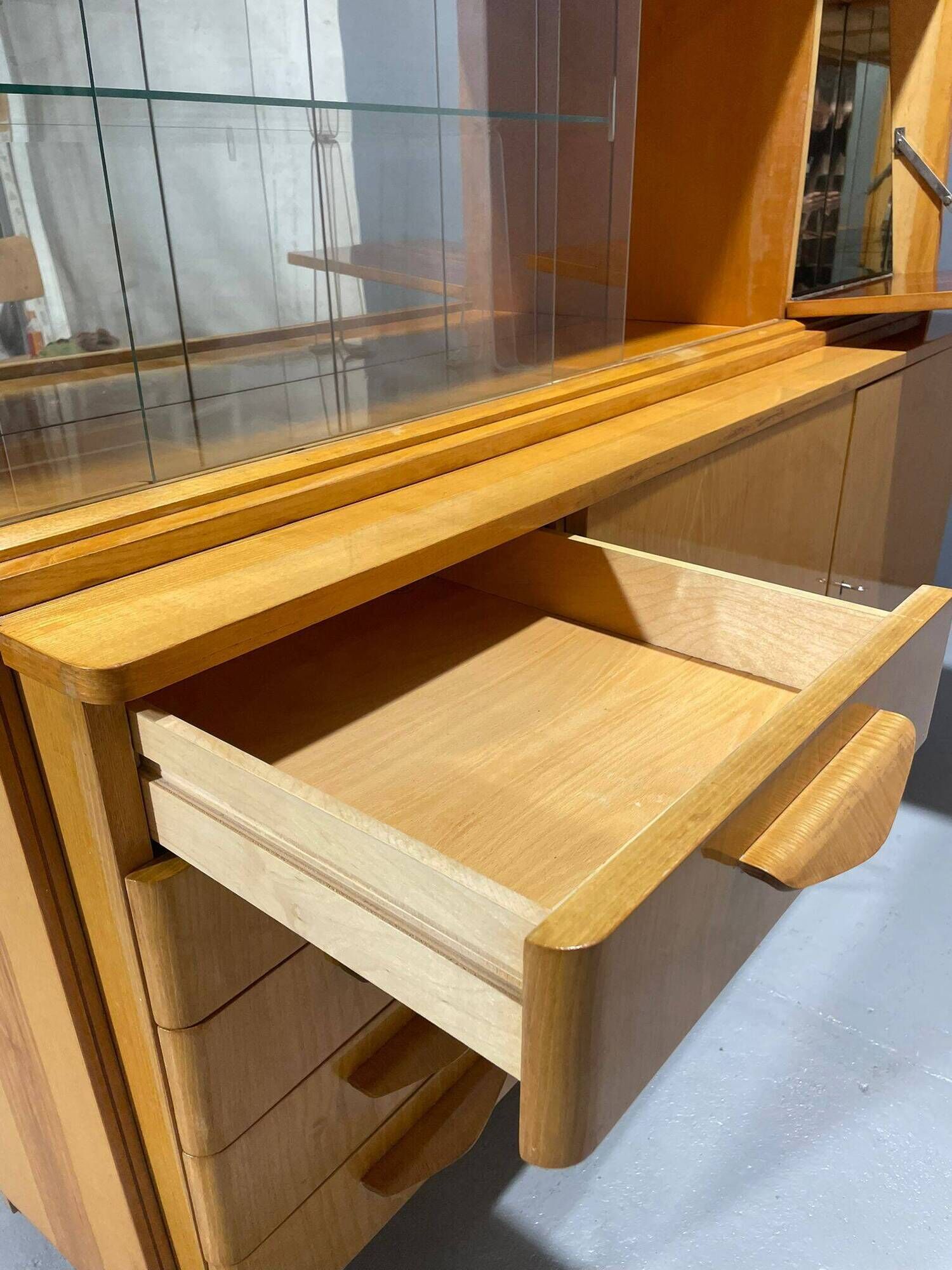 Original 1960s Mid-Century Highboard by František Jirák for Tatra Nábytok