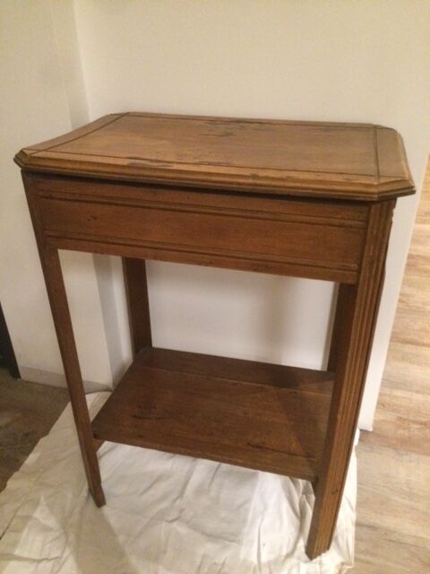 Console type wooden antique Walnut