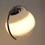 Chrome and frosted glass suspensions by AV Mazzega