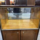 Vintage 60's mahogany display case