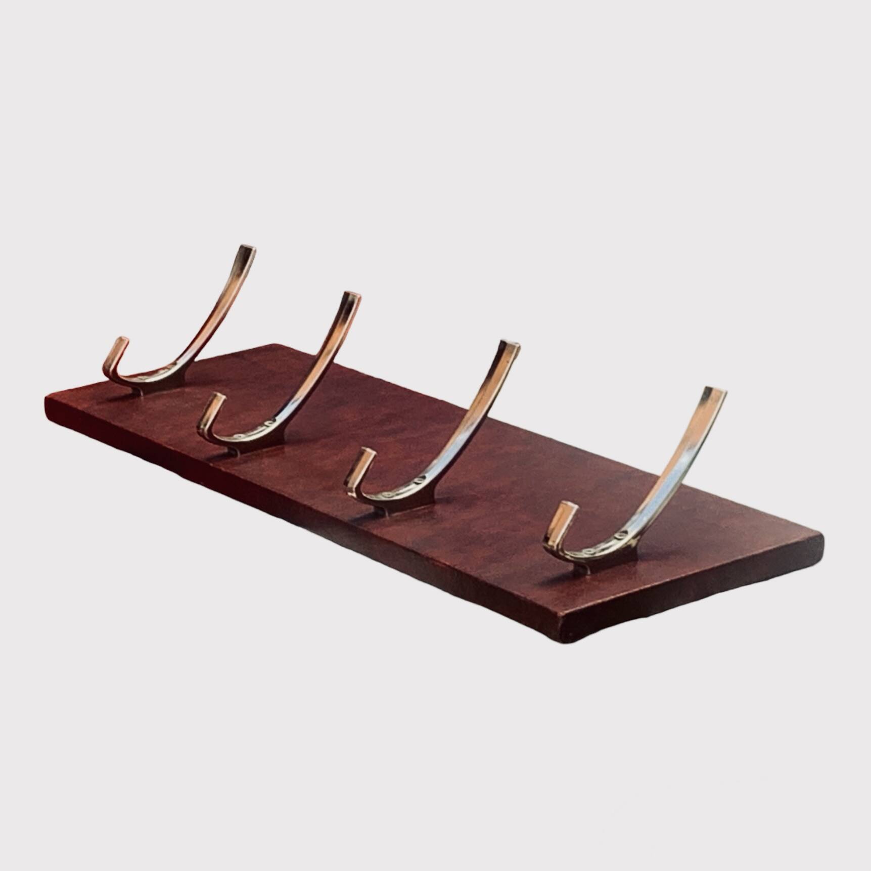 Vintage wall coat rack - 4 hooks