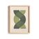 Abstract painting on paper - sage green illustration signed Eawy