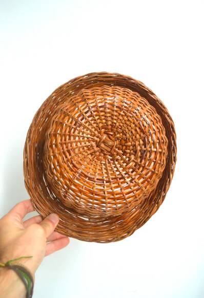 Rattan cap