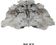 Genuine cowhide rug 1.9 x 1.9 m - Ref. 9