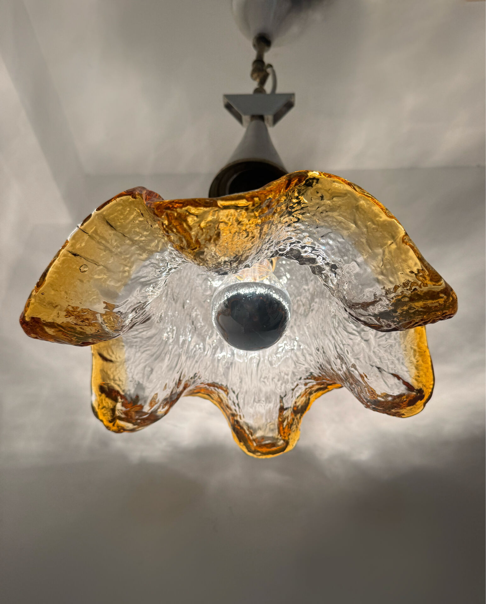 Murano glass chandelier from the 1970s.