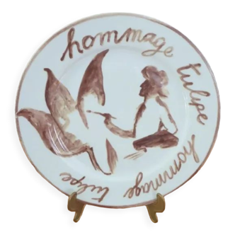 Large commemorative plate Tulip Festival