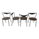 Chaises Paolo Deganello pour Cidue, années 1980, ensemble de 4.