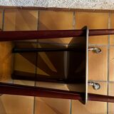 Varnished mahogany server