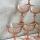 6 Rosaline Luminarc Arcoroc champagne glasses