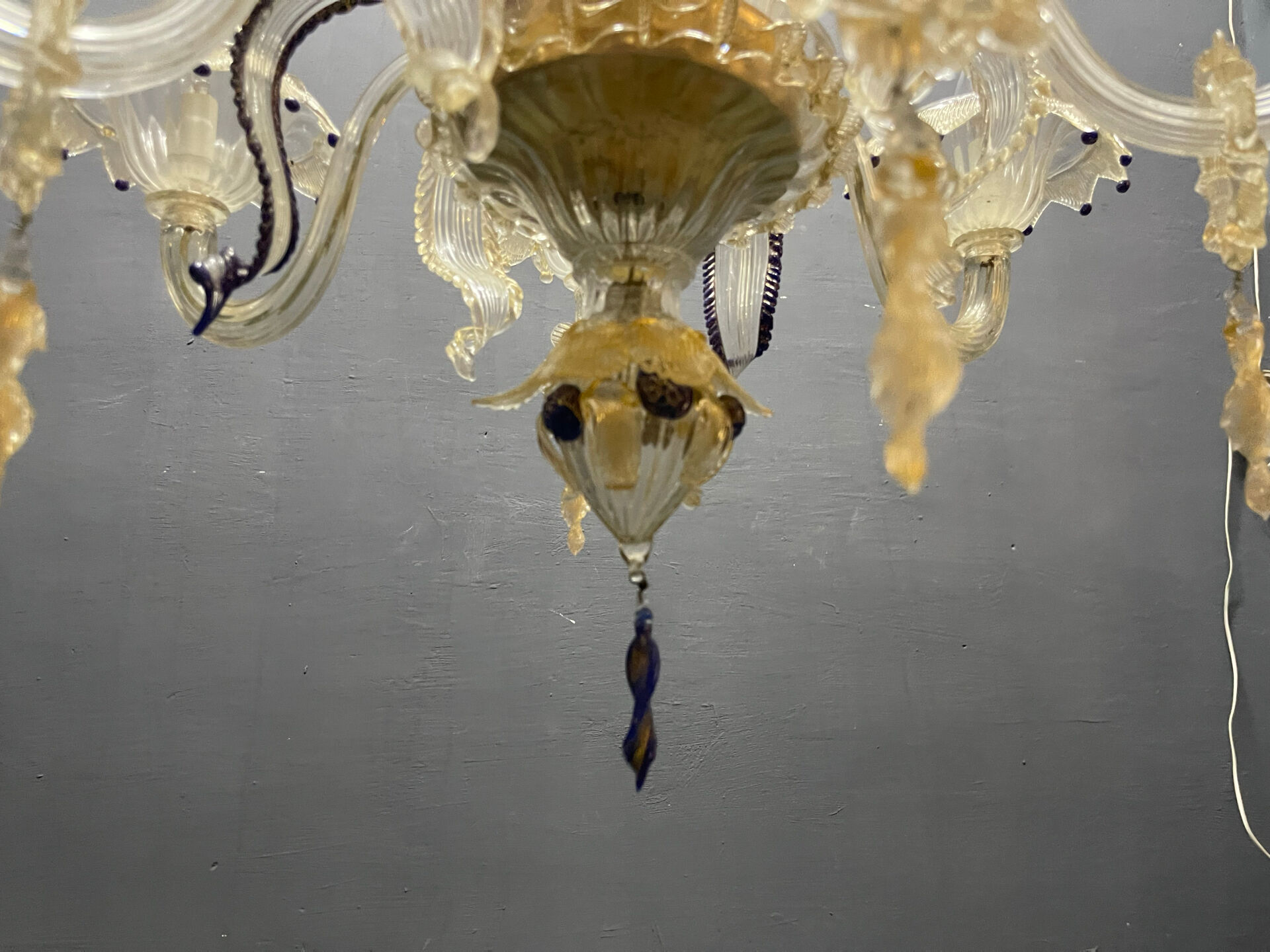 Venetian Murano Glass Chandelier 1960’s 